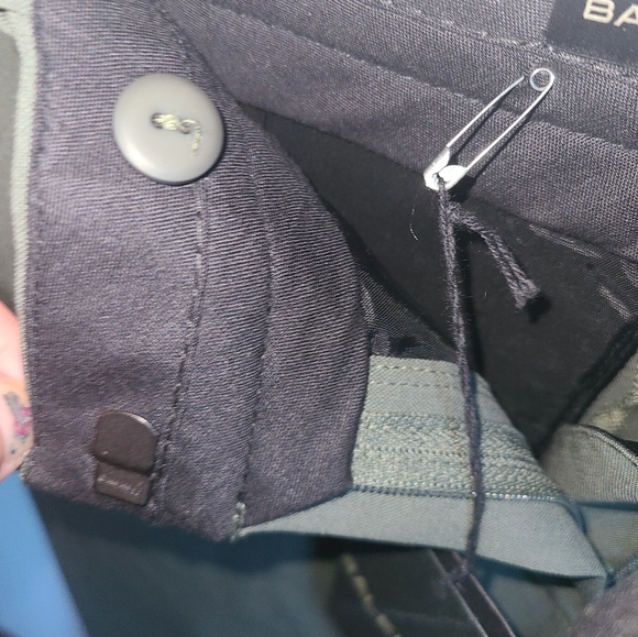 Authentic Balenciaga Dress Pants Slacks Women's Size 6 Olive Green New With Tag - Picture 4 of 13